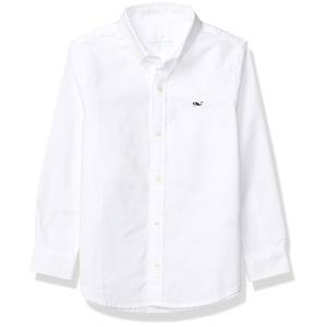 포도밭 덩굴 소년 옥스포드 긴팔 고래 버튼 다운 셔츠, 화이트 캡, 스몰 US