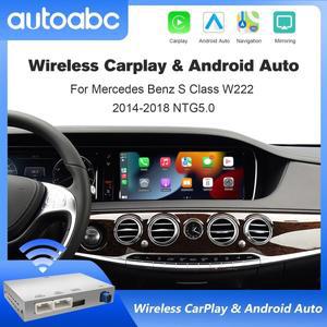 메르세데스 호환 벤츠 호환 S클래스 NTG5.0 W222 W217 2014-용 무선 카플레이 안드로이드 오토 카메라 기능