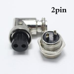암수 와이어 패널 플러그 잭 어댑터 커넥터 인터페이스, 1 세트, 16mm, GX16, 90 도 항공 2P, 3P, 4P, 5P,