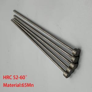5mm OD 5x100/150/200mm 65Mn 다이 골무 HRC60 라운드 팁 플라스틱 사출 금형 스트레이트 펀칭 이젝터 핀