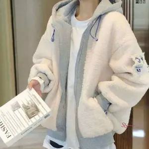 여성 양털 집업 봄가을 점퍼 간 후드 뽀글이 아우터 아우터간fgh165