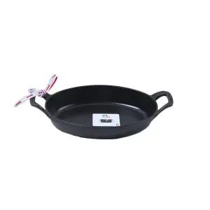 스타우브 A품 타원형 스태커블 디쉬 그레이 24cm 인덕션 무쇠 주물냄비