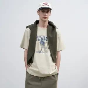 UNISEX 뉴모션 빈티지 오버핏 티셔츠 [BEIGE] / SBE3U01004-MAN