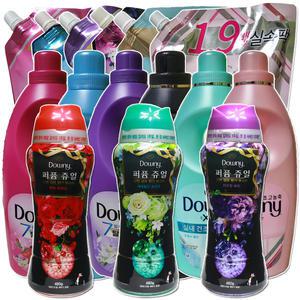 다우니 섬유유연제 1L 1.35L 1.6L 리필 대용량 퍼퓸쥬얼 실내건조 미스티크