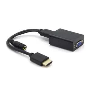 HDMI to VGA Adapter AV Converter HDMI 컨버터 오디오 영상 변환