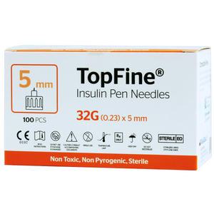 탑파인 인슐린 펜니들 32G 5mm 1박스 100개입