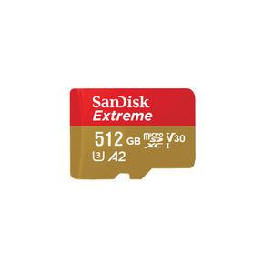샌디스크 microSDXC Class10 Extreme 512GB QXAV 마이크로SD카드 메모리카드 블랙박스 홈카메라 액션캠 휴대폰 口