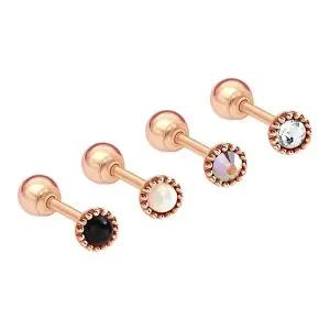 갤러리아 [골드팡] 14k 은하수해바라기 피어싱 2mm