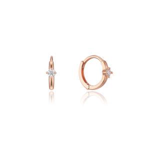 로이드 데일리 베이직 2mm 큐빅 원터치 링 14k 귀걸이 LOFK1001G