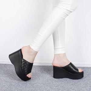 [셀러허브]ss 누비상굽 여성  슬리퍼 (S8495732)
