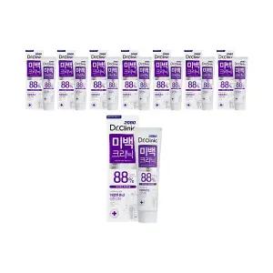 2080 닥터크리닉 미백 치약, 120g, 8개