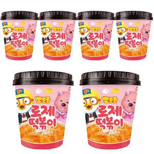 뽀로로 로제 컵 떡볶이 6개(115gx6개)