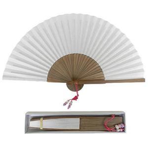 한지부채 오죽선(소) 22.5x39.5cm 소형 향비선 종이 합죽선 접선