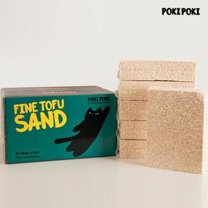 퍼키퍼키 고양이두부모래 1.5mm 초극세입자 8L x 6개