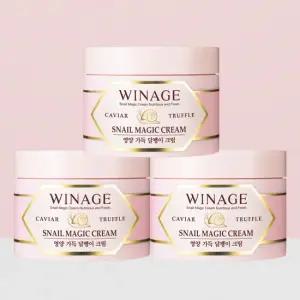 [코리아나] 위네이지 매직 달팽이 주름 탄력 보습  크림 대용량 100ml  (1+1+1)