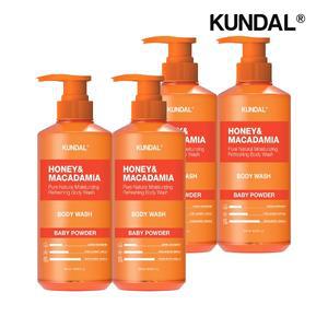 쿤달 허니 앤 마카다미아 퓨어 바디워시 500ml x4개 (선택)
