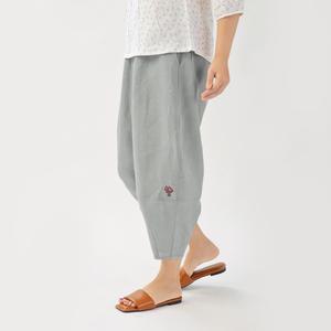 여성 여름 항아리 린넨 고무줄바지 생활한복 법복 3241