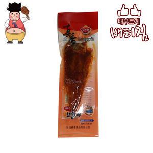 (배터짐) 맥주안주 전통 매콤한 진향 연변 양념명태 80g 1개
