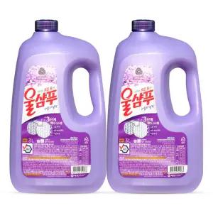 애경 울샴푸 퍼플 라일락 본품 3L 2개