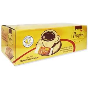 포피스 카라멜라이즈 쿠키 6g x 300개 벨지안 커피쿠키 로투스 과자 코스트코