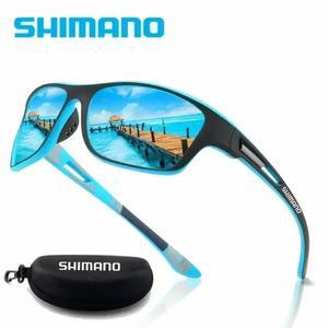 남성과 여성을 위한 새로운 오리지널 Shimano 선글라스 야외 스포츠 패션 HD 편광 안경은 안경과 일치할 수 있습니다.