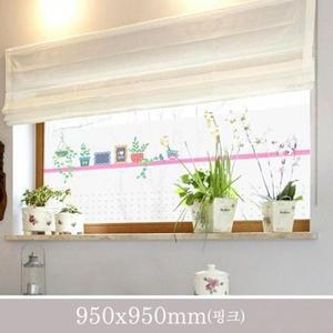 [JHQSTB5K_51JH]반투명유리시트지 950x950mm 인터리