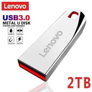 레노버 USB 3.0 메탈 플래시 드라이브, 고속 휴대용 방수 메모리, 디스크, 2TB, 1TB, 512GB, 256GB