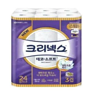 크리넥스 데코앤소프트 35m 24롤
