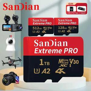 카메라 메모리 카드 128GB 고속 SD 512GB 미니 플래시 1TB 대용량 전화 태블릿