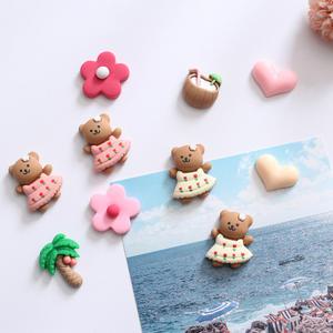 춤추는곰 10P set 냉장고자석 마그넷 작지만 강력한 귀여운 메모홀더 현관문자석