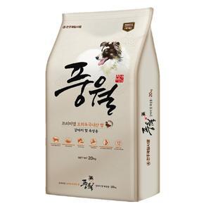 천하제일 풍월 20kg 개사료 대용량 강아지 사료 프리미엄 고단백