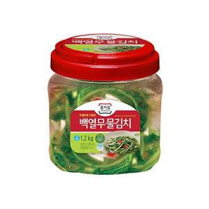종가 아삭 백열무물김치 (PET) 1.2kg 여름김치 입맛도는음식 열무비빔밥 열무국수 물국수
