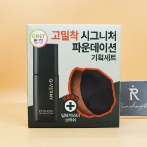 증정 지베르니 고밀착 시그니처 파운데이션 22호 내추럴베이지 + 브러쉬