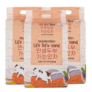 테온셀 [푸르미] 인생두부 고양이 두부모래 (오리지날 / 베이비파우더 택1) 10L, 3개