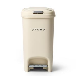 귀여운 컬러감 포르 투버튼 페달 휴지통 20L