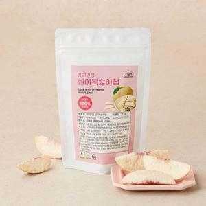 엄마만점 설아복숭아 동결건조칩 15g 봉