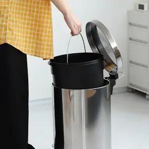 무소음 클로징 냄새차단 스텐 20L종량제 풋페달휴지통
