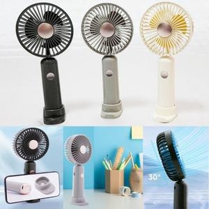 6단 강풍 스마트폰 거치 휴대용 미니선풍기 손선풍기