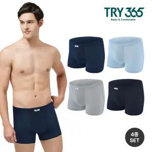 [트라이365] 남성 인견 편안한 인밴드 드로즈 J11 4매 세트