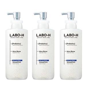 [3개] LABO-H 라보에이치 프로바이오틱스 안티헤어로스 두피쿨링 샴푸 400ml