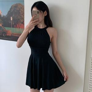[수앤수]테사 홀터넥 셔링 모노키니 원피스 수영복 (25SW036)