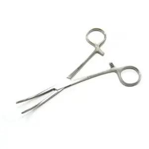 집게 가위 캘리 수술 고정 켈리 포셉 16cm 곡선 1개 곡선 포셉 켈리 수술 집게 16CM 형가위