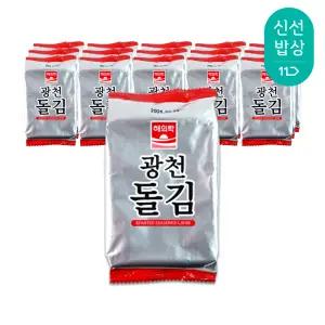 [품질보장] 진짜 맛있는 광천 도시락 돌김 4g x 32개