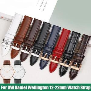 정품 가죽 시계 밴드 12mm 손목 DW 다니엘 웰링턴 스트랩 여성 남성 벨트