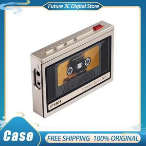 FiiO M21 MP3 플레이어 보호 케이스 레트로 마그네틱 테이프 휴대용 음악 Payer 보호 케이스 워크맨 액세서리 선물 사용자 정의