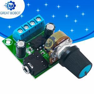 BS 오디오 파워 앰프 보드  LM386  DC 3V ~ 12V  5V 미니 소형 모듈  볼륨 조절 가능  1 개