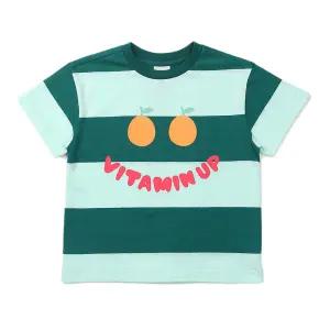 [래핑차일드] 볼드 스트라이프 반팔티 (84419-331-46)
