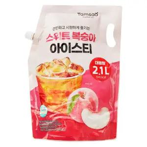 스위트 복숭아 아이스티 2.1L 1개
