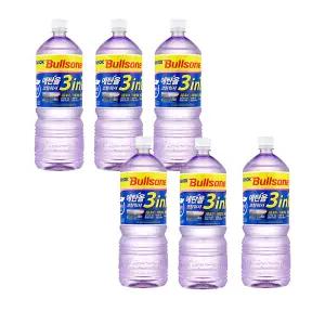 [혜택가19,900원] 불스원 레인OK 에탄올 3in1 코팅워셔액 1.8L 6개입