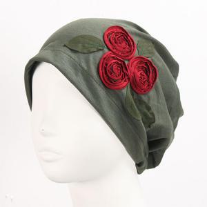 3ROSE 여성 두건 비니 봄 여름 모자 니트 중년 항암 편한 두건 엄마 여자 패션 수면용 면비니